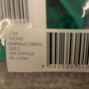 Cocksox Bundle Emerald Sling w/Brilliant White Thong  28-30 sz. S,  NEW/Un-Used!